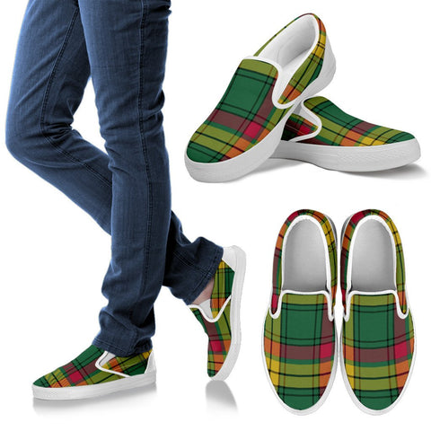 MACMILLAN OLD ANCIENT TARTAN SLIP ONS