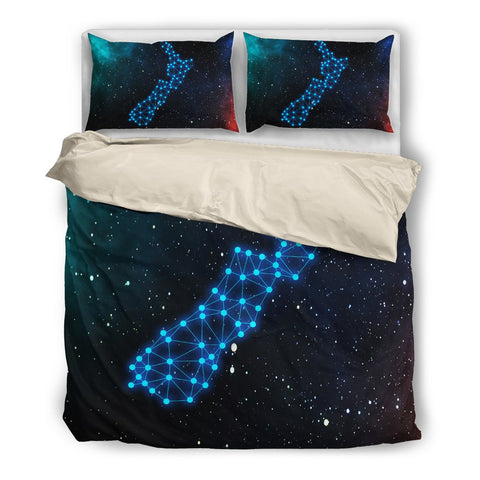 NEW ZEALAND GALAXY  BEDDING SET N4 - WHITE