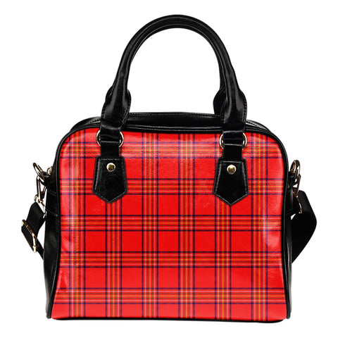 BURNETT MODERN TARTAN SHOULDER HANDBAG