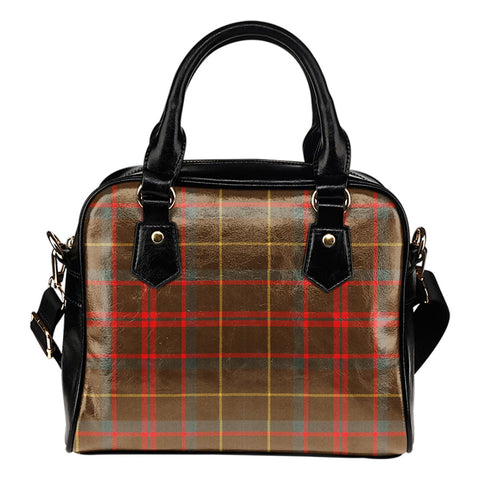 MACINTOSH HUNTING WEATHERED TARTAN SHOULDER HANDBAG