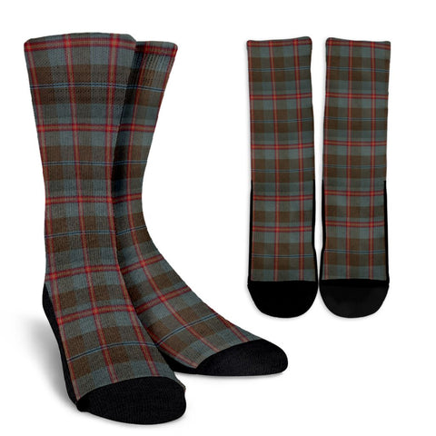 YOUNG WEATHERED TARTAN CREW SOCKS