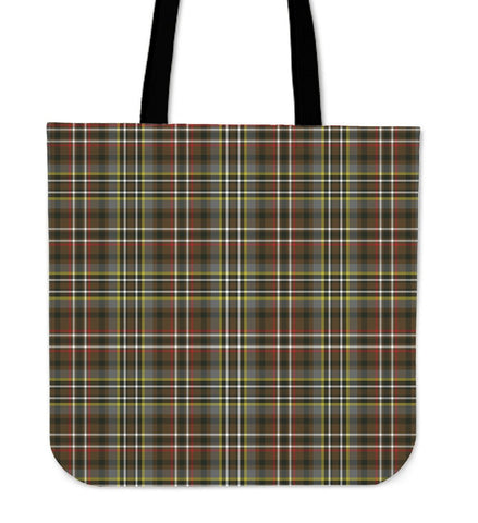 SCOTT GREEN WEATHERED TARTAN TOTE BAG