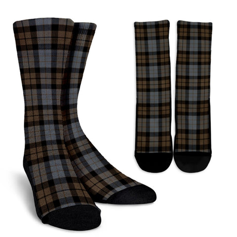 MACKAY WEATHERED TARTAN CREW SOCKS