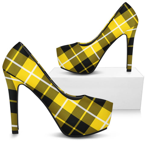 BARCLAY DRESS MODERN TARTAN HEELS