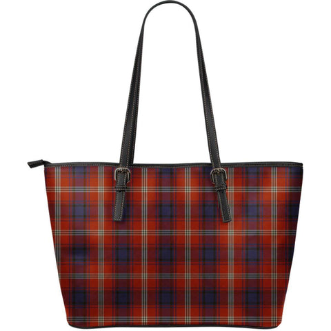 AINSLIE TARTAN LARGE LEATHER TOTE