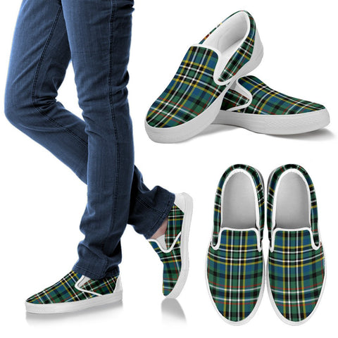 SCOTT GREEN ANCIENT TARTAN SLIP ONS