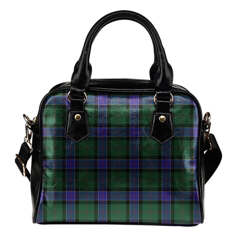 SINCLAIR HUNTING MODERN TARTAN SHOULDER HANDBAG