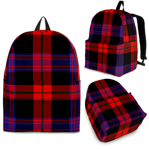 Brown Modern Tartan Backpack