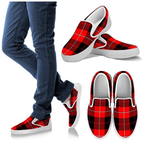 CUNNINGHAM MODERN TARTAN SLIP ONS