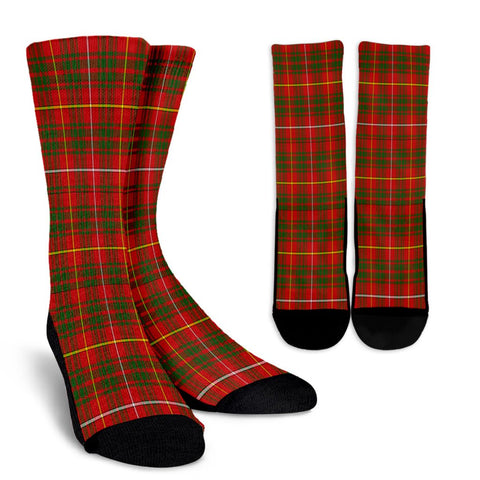 BRUCE MODERN TARTAN CREW SOCKS