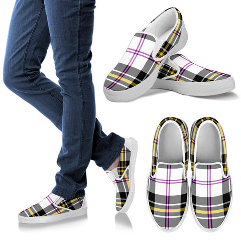 MACPHERSON DRESS MODERN TARTAN SLIP ONS