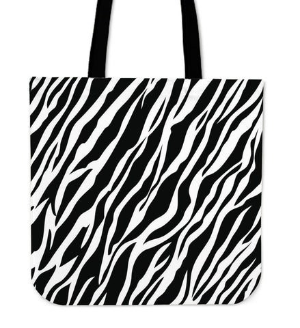ZEBRA PATTERN TOTE BAGS