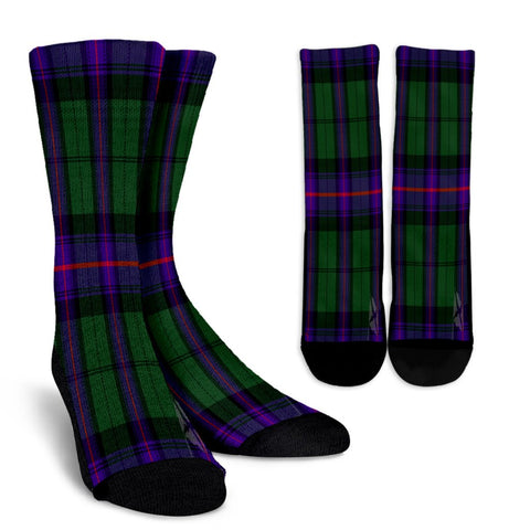 ARMSTRONG MODERN TARTAN CREW SOCKS