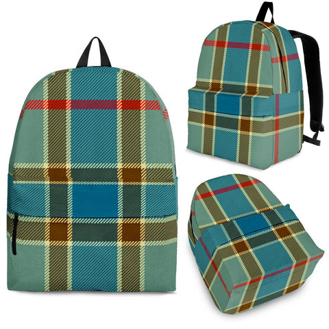 Balfour Blue Tartan Backpack