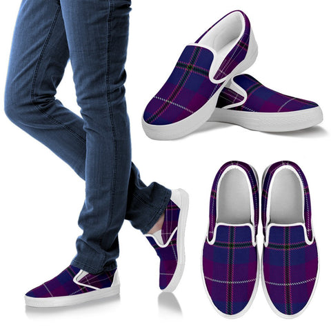 PRIDE OF GLENCOE TARTAN SLIP ONS
