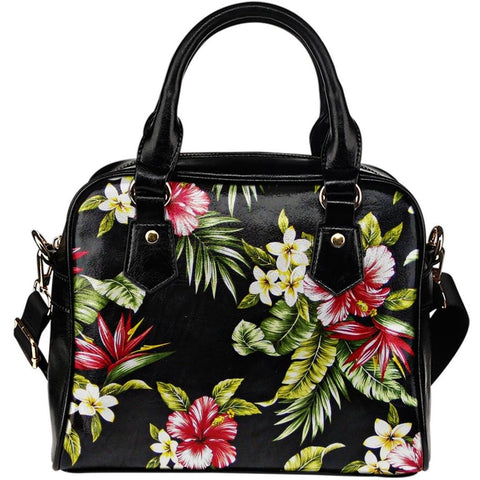 HIBISCUS SHOULDER HANDBAGS 002