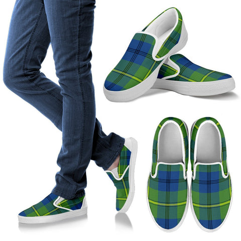 JOHNSTON ANCIENT TARTAN SLIP ONS