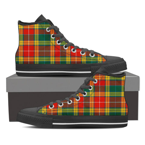 BUCHANAN OLD SETT TARTAN CANVAS SHOES