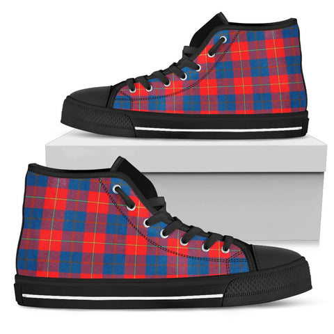 GALLOWAY RED TARTAN CANVAS SHOES
