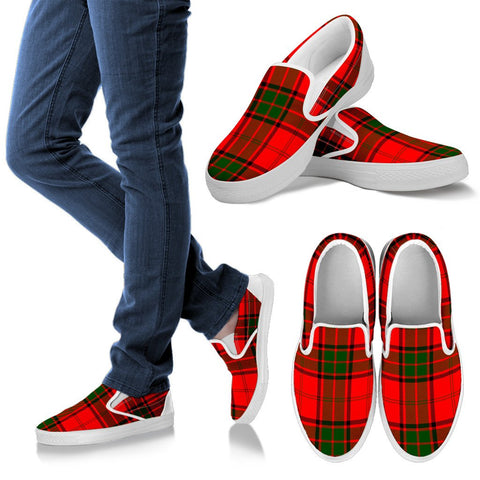 MAXWELL MODERN TARTAN SLIP ONS