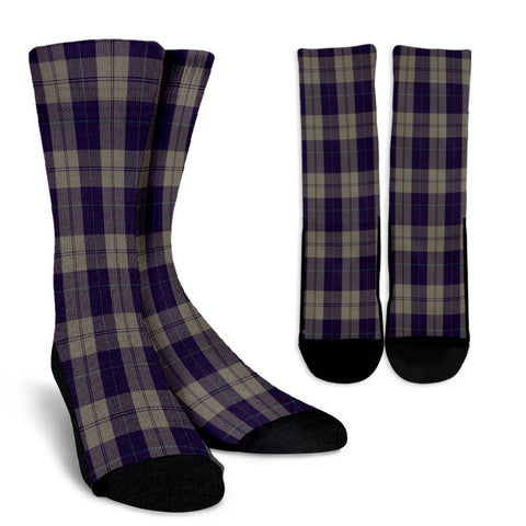 CUNNINGHAM DRESS BLUE DANCERS TARTAN CREW SOCKS