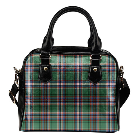 MACFARLANE HUNTING ANCIENT TARTAN SHOULDER HANDBAG