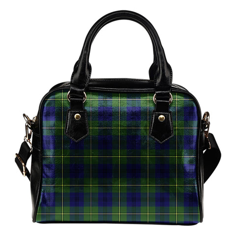 JOHNSTON MODERN TARTAN SHOULDER HANDBAG