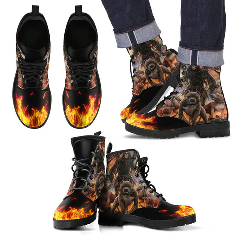 PITBULL 07 LEATHER BOOTS