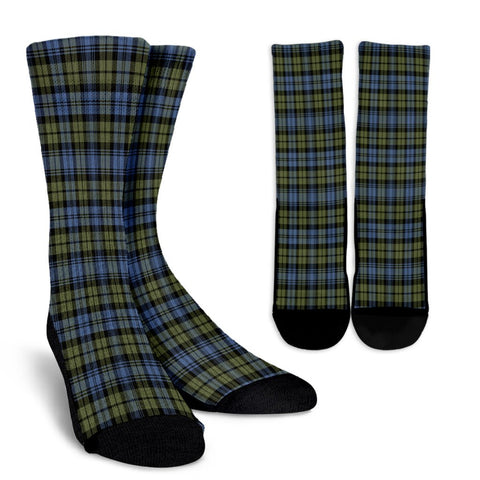 CAMPBELL FADED TARTAN CREW SOCKS