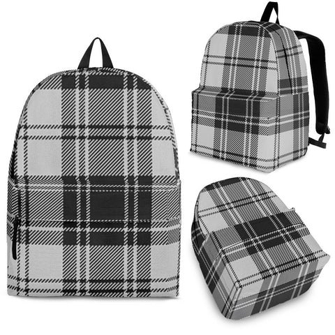 Douglas Grey Modern Tartan Backpack