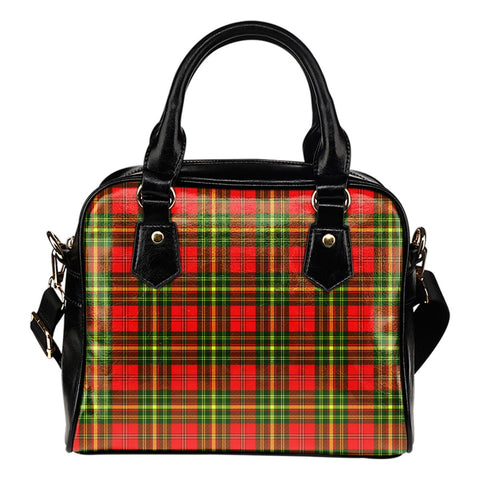 LEASK TARTAN SHOULDER HANDBAG