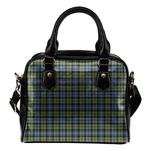 CAMPBELL FADED TARTAN SHOULDER HANDBAG