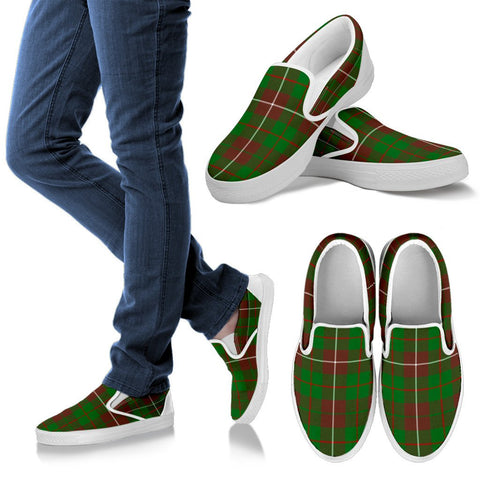 MACKINNON HUNTING MODERN TARTAN SLIP ONS