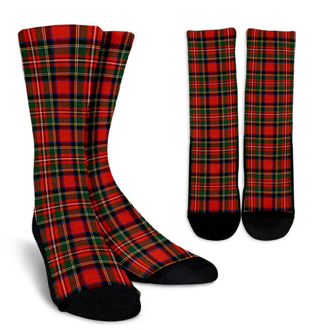 STEWART ROYAL MODERN TARTAN CREW SOCKS