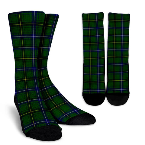 HENDERSON MODERN TARTAN CREW SOCKS