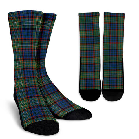 NICOLSON HUNTING ANCIENT TARTAN CREW SOCKS