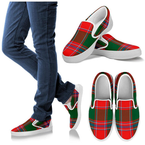 DALZIEL MODERN TARTAN SLIP ONS