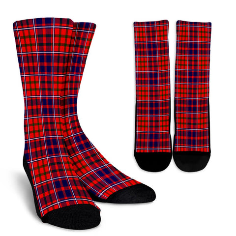 CAMERON OF LOCHIEL MODERN TARTAN CREW SOCKS