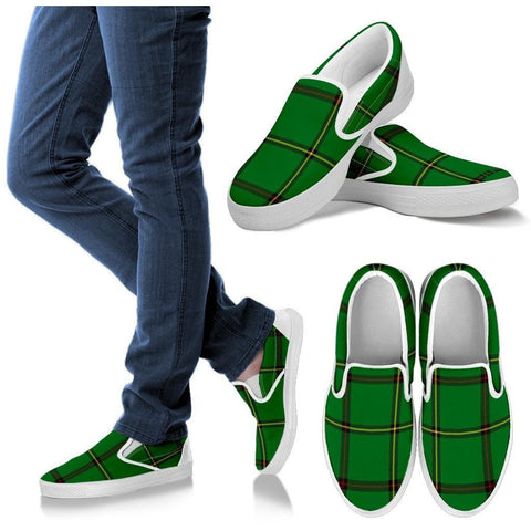 DON TARTAN SLIP ONS