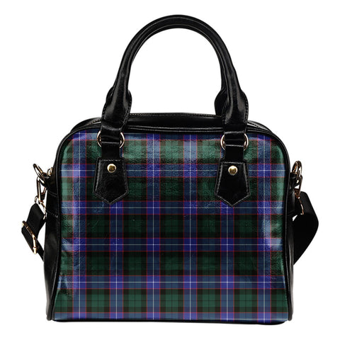 HUNTER MODERN TARTAN SHOULDER HANDBAG