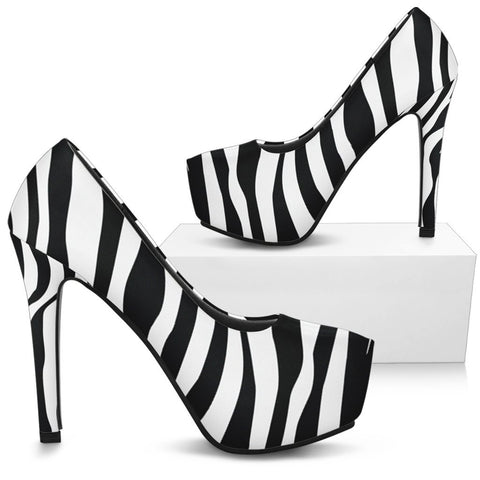 ZEBRA STRIPES HEELS