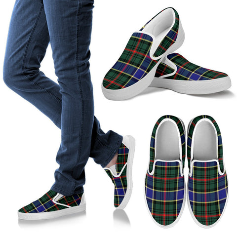 OGILVIE HUNTING MODERN TARTAN SLIP ONS