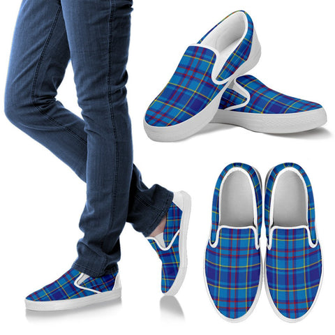 MERCER TARTAN SLIP ONS