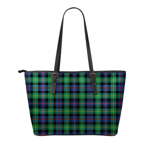 FARQUHARSON ANCIENT TARTAN LARGE LEATHER TOTE