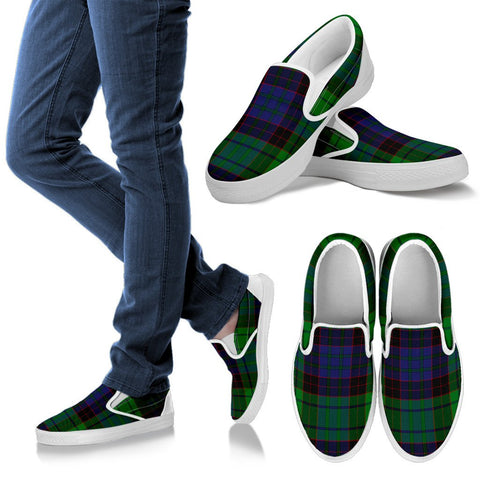STEWART OLD MODERN TARTAN SLIP ONS
