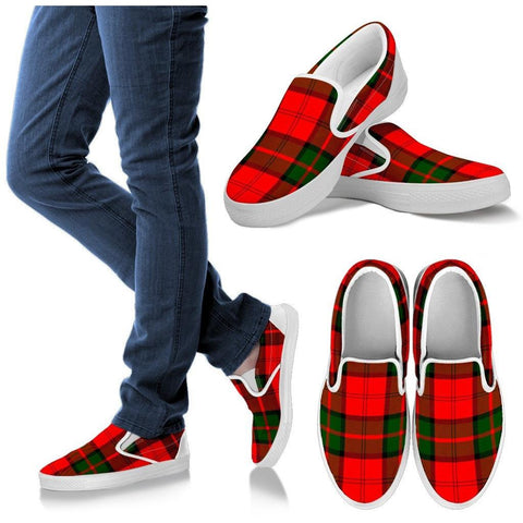 DUNBAR MODERN TARTAN SLIP ONS