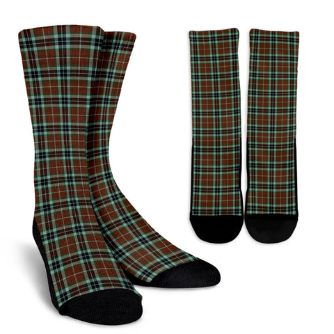 THOMSON HUTING MODERN TARTAN CREW SOCKS