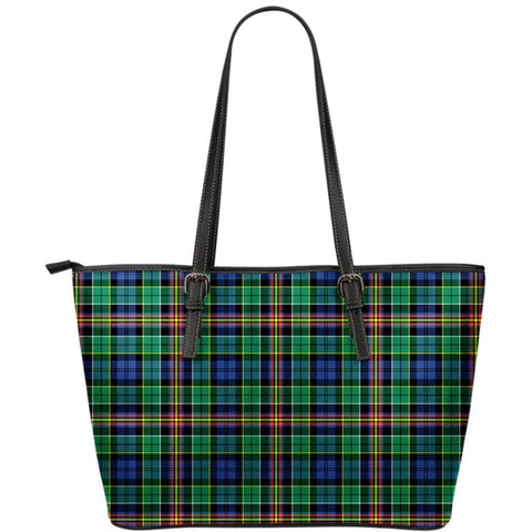 ALLISON TARTAN SMALL LEATHER TOTE