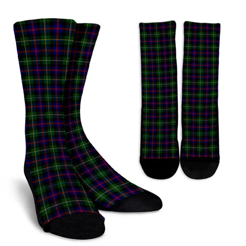 MALCOLM MODERN TARTAN CREW SOCKS