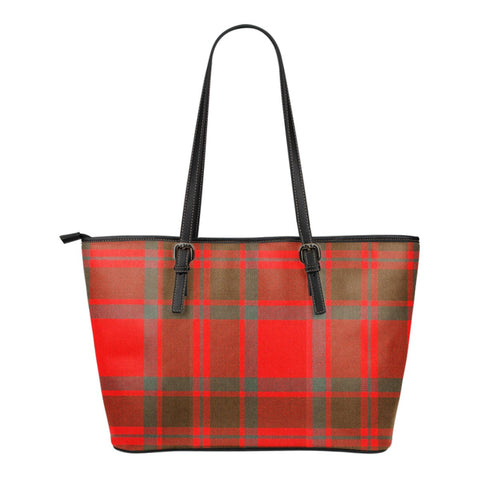 MACINTOSH WEATHERED TARTAN SMALL LEATHER TOTE